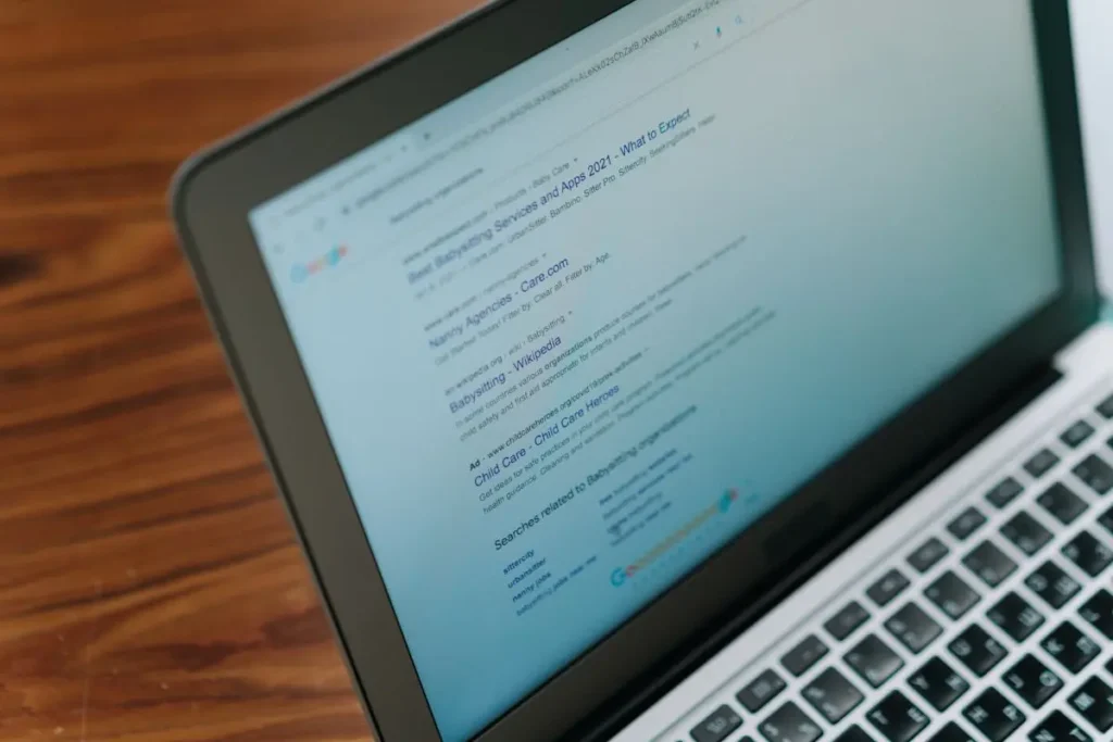 Laptop screen showing Google Sheets and typing practice tools for remote data entry jobs